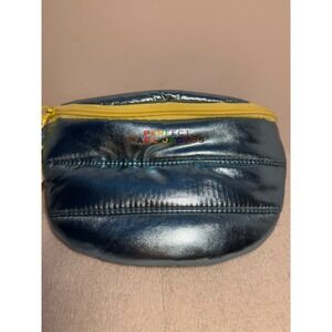 Marc Jacobs Perfect Fragrance Metallic Blue Puffer Belt Bag‎ Fanny Pack NWT
